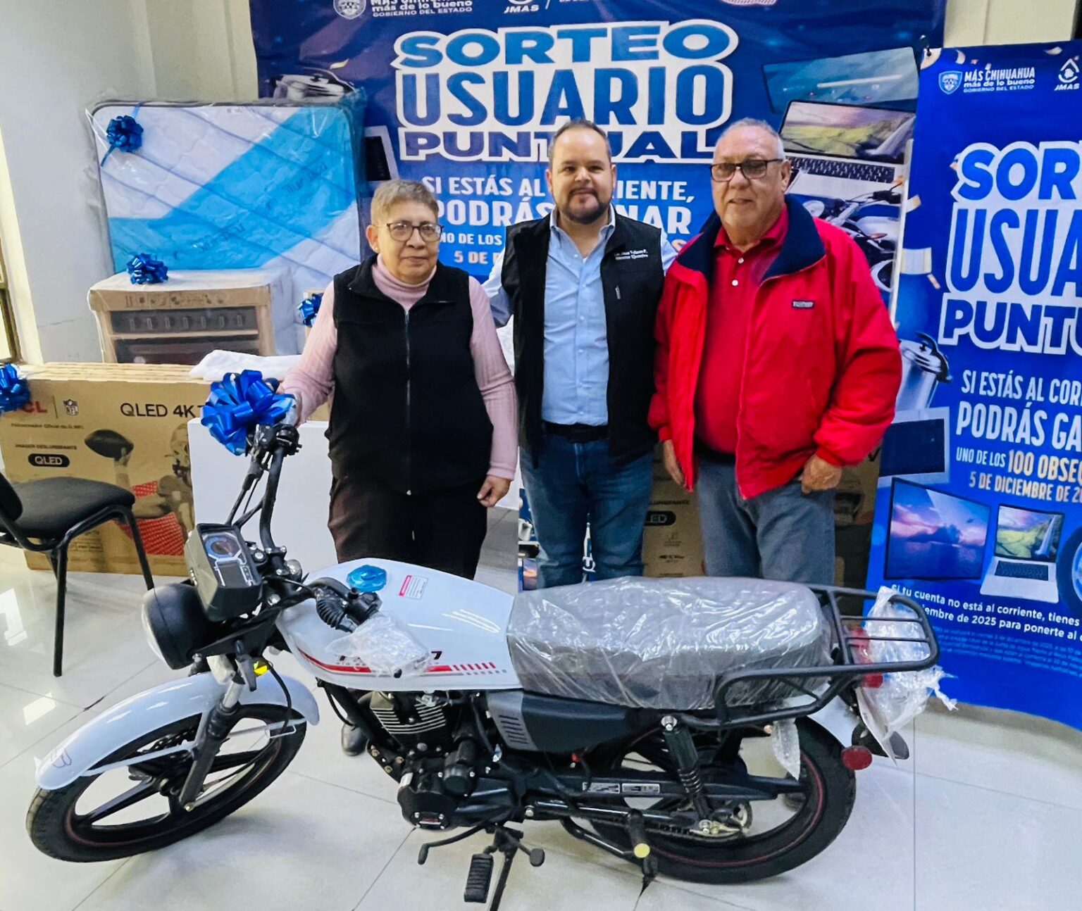 Más de 100 afortunados con sorteo Usuario Puntual: Juan Carlos Velasco