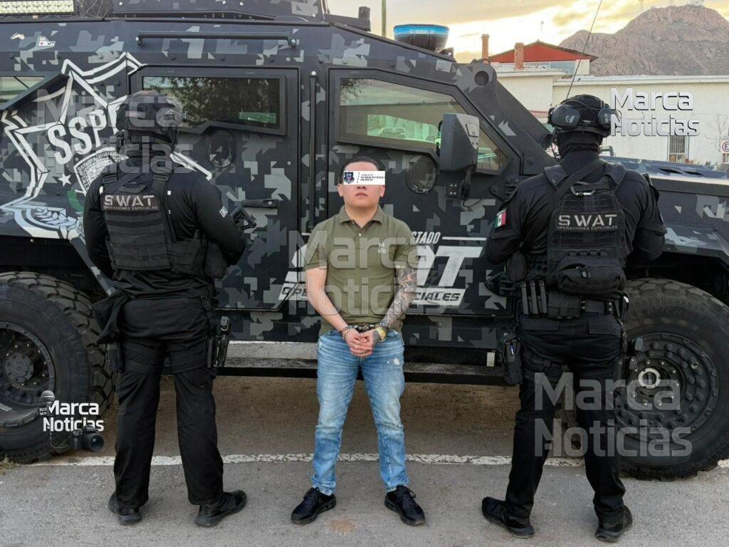 Cae “El Nini”, joven buscado por homicidio, tras persecución en Chihuahua