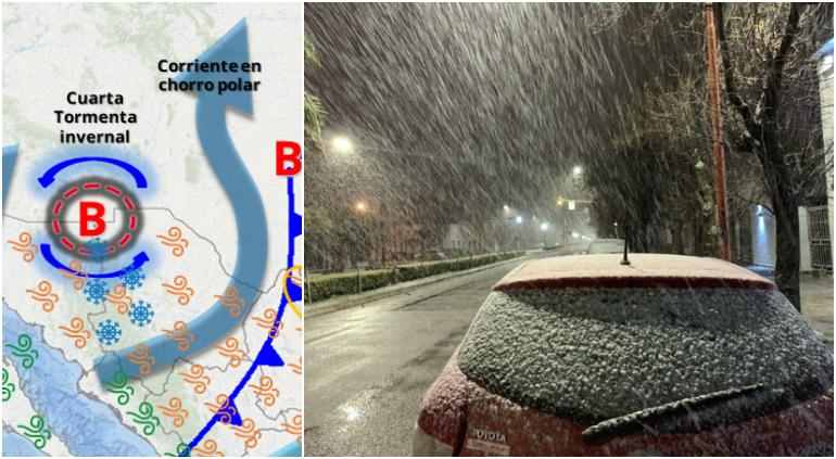 ¡Ahí viene! Cuarta Tormenta Invernal; prevé SMN nieve en la Sierra