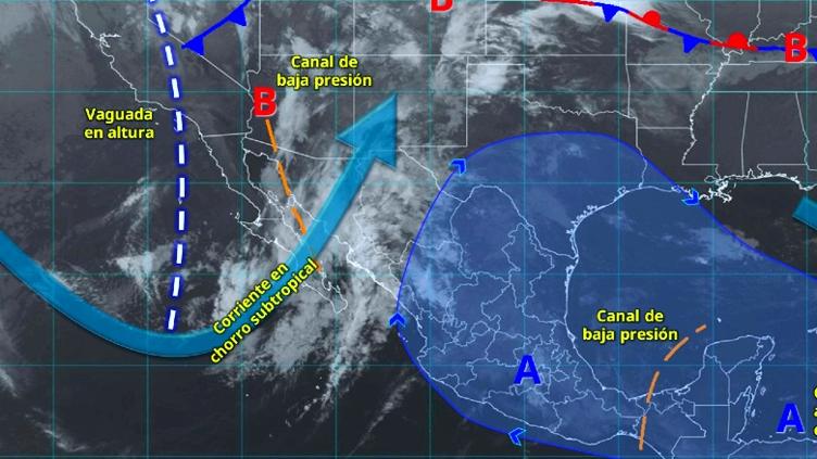 Vaguada y corriente cubrirán con lluvias al estado de Chihuahua