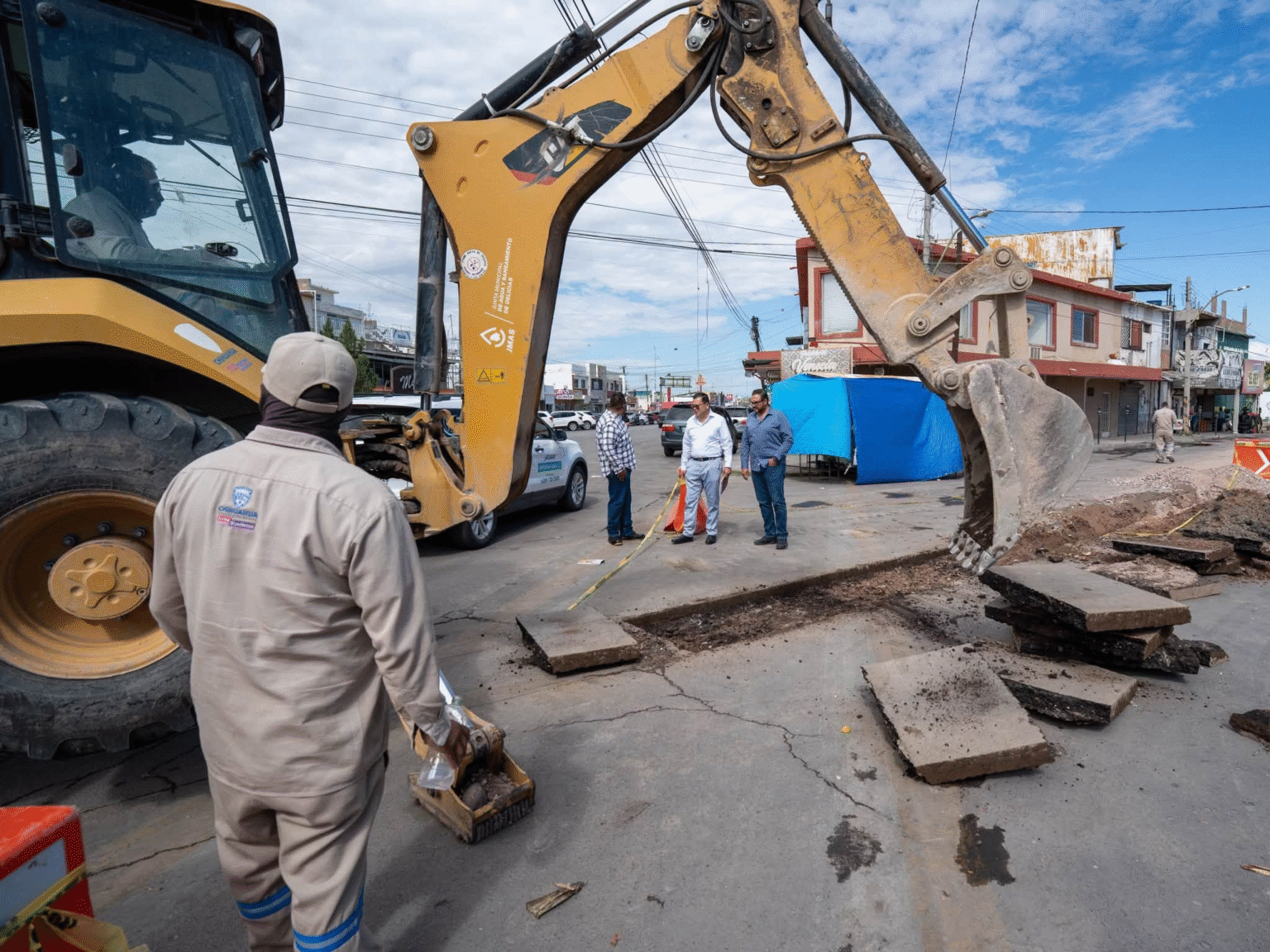 Rehabilita JMAS Delicias un promedio de mil metros de red de drenaje al mes