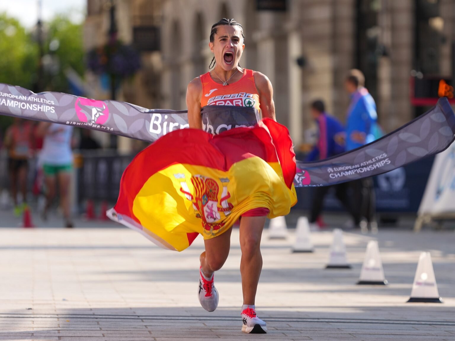 Doble oro español en la marcha de los Europeos de Birmingham: Paul McGrath y María Pérez