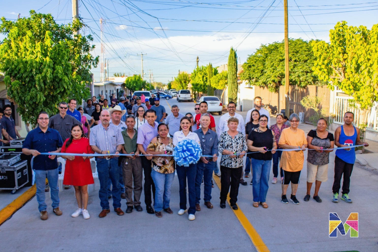 Entregan Miriam Soto y JMAS rehabilitación integral de la calle Moctezuma en Meoqui