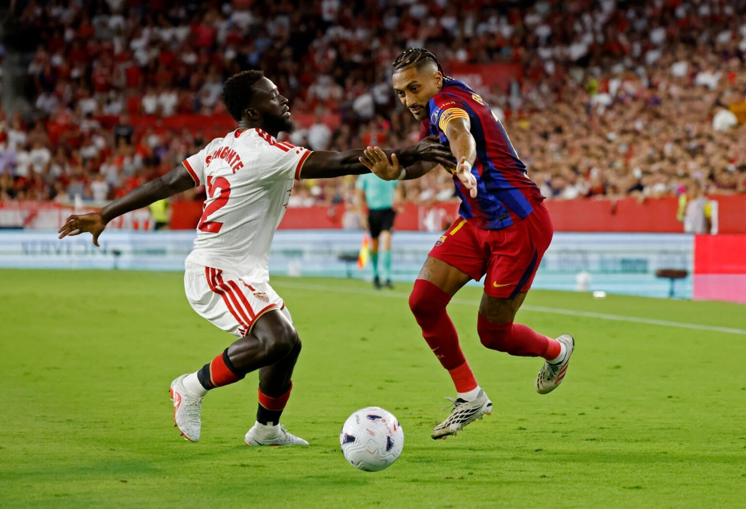 Sevilla – Barcelona en directo | El encuentro se va al descanso con empate