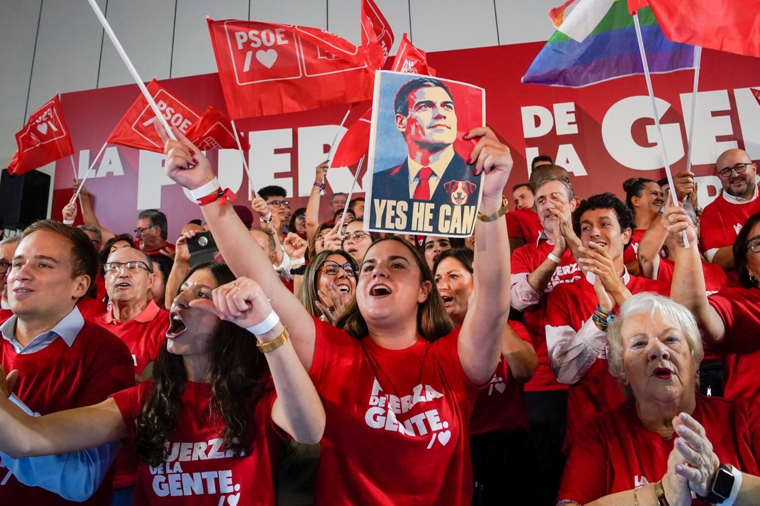 Sánchez mete a Begoña Gómez en campaña: “Nos han intentado quebrar y estamos más fuertes. Te quiero”