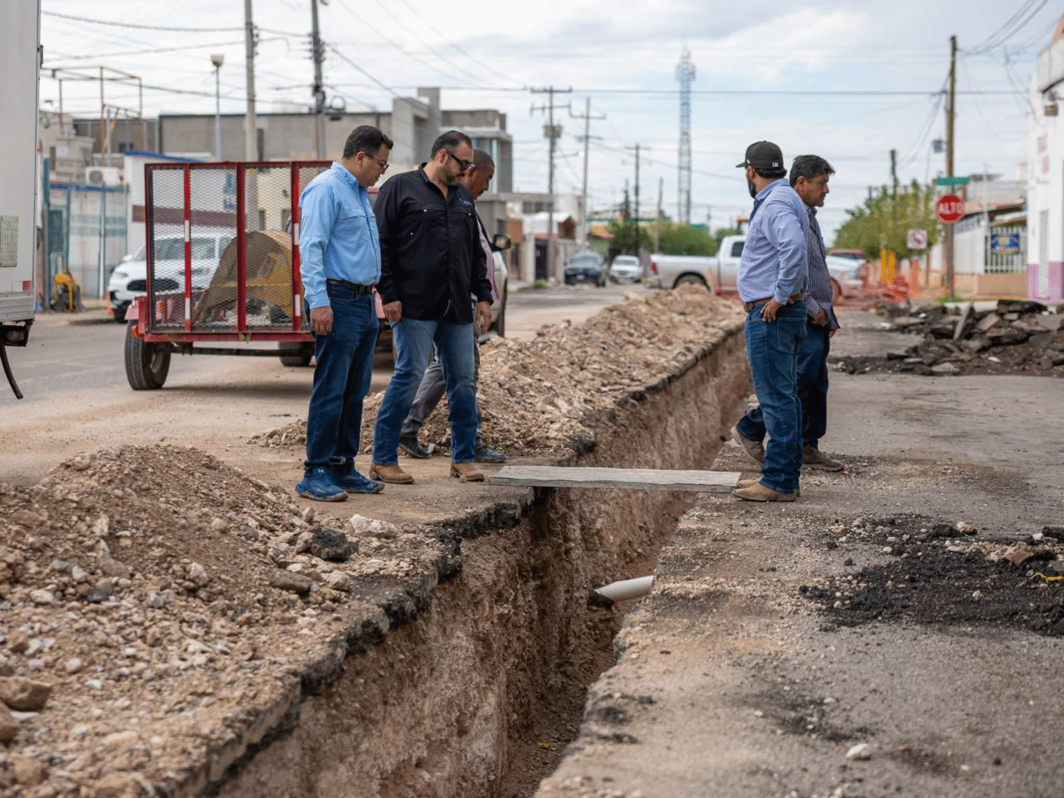 SUPERVISA JMAS DELICIAS AVANCES EN REHABILITACIÓN DE LA RED HIDROSANITARIA Y PIDE ACELERAR TRABAJOS